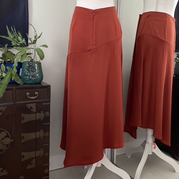 Target Who What Wear Orange Slip Skirt, Size 14 - Picture 5 of 8